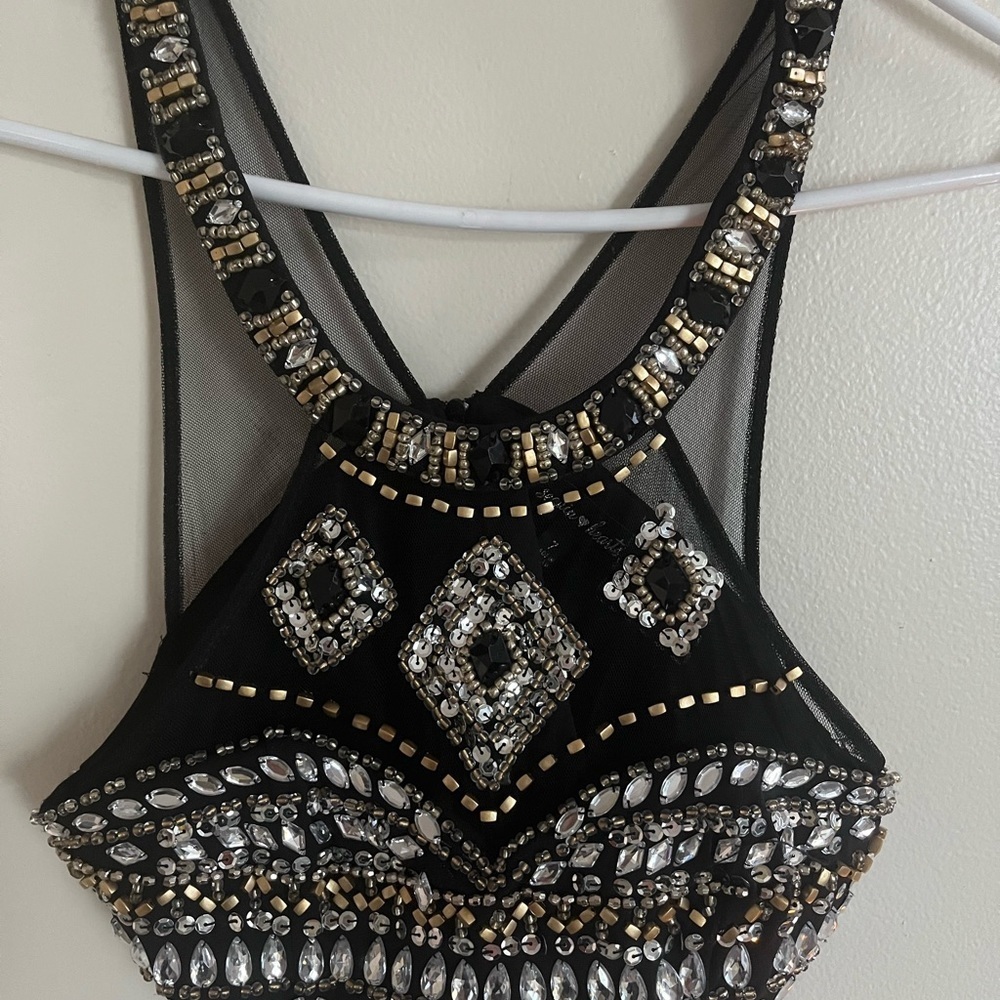 Sequin Hearts Two piece formal dress